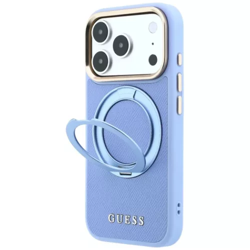  iPhone 18 Pro / 17 Pro készülékhez való világoskék Guess Ring S-3666339653989 2 kép