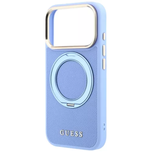  iPhone 18 Pro / 17 Pro készülékhez való világoskék Guess Ring S-3666339653989 6 kép