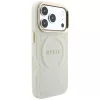  iPhone 18 Pro / 17 Pro Guess Saffiano Peony & Ring MagSafe bézs véd-3666339649951 4 kép