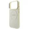  iPhone 18 Pro / 17 Pro Guess Saffiano Peony & Ring MagSafe bézs véd-3666339649951 6 kép