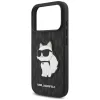  iPhone 18 Pro / 17 Pro fekete Karl Lagerfeld Saffiano Mono Patch Chou-3666339683580 6 kép