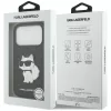  iPhone 18 Pro / 17 Pro fekete Karl Lagerfeld Saffiano Mono Patch Chou-3666339683580 8 kép