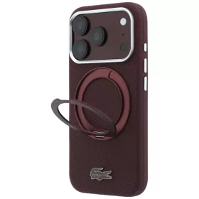  iPhone 18 Pro / iPhone 17 Pro bordó Lacoste Petit Pique MagSafe tok -3666339645625 2 kép