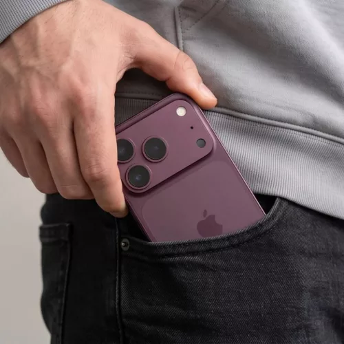  Apple iPhone 18 Pro bordó Tech-Protect Camalloy Fit+ kameravédő-5906302399390 6 kép