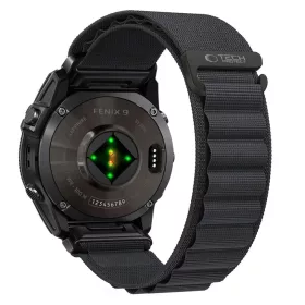   Garmin Fenix 5X / 5X Plus / 6X / 6X Pro / 7X / 8 / 8 Pro / 9 / 9 Pro (47 mm) fekete Tech-Protect Nylon Pro nejlon óraszíj