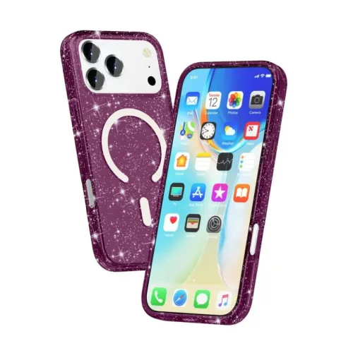 iPhone 18 Pro / 17 Pro készülékhez Terminátor stílusú csillámpo- 3 kép