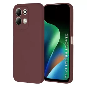    Xiaomi Redmi 17 4G / Redmi 17 5G Techsuit SoftFlex szilvavörös szilikontok