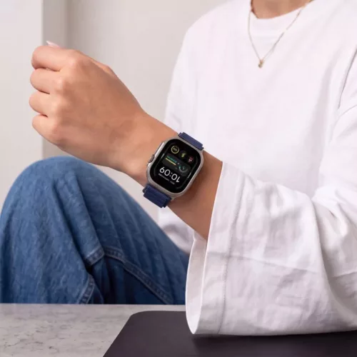  Apple Watch 8/9/10/11/12/SE/Ultra (44/45/46/49 mm) sötétkék Tech-P-5906302398850 7 kép