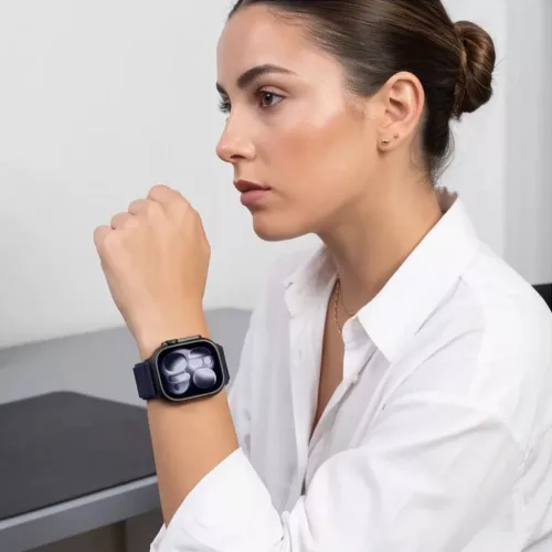  Apple Watch 8/9/10/11/12/SE/Ultra (44/45/46/49 mm) sötétkék Tech-P-5906302398898 7 kép