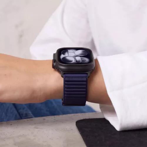  Apple Watch 8/9/10/11/12/SE/Ultra (44/45/46/49 mm) sötétkék Tech-P-5906302398898 8 kép