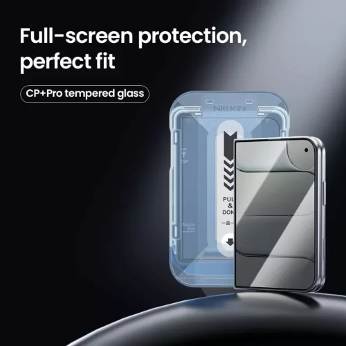  Apple iPhone Duo Nillkin CP+ PRO 2.5D fekete edzett üveg, felhelyez�-6902048314542 2 kép