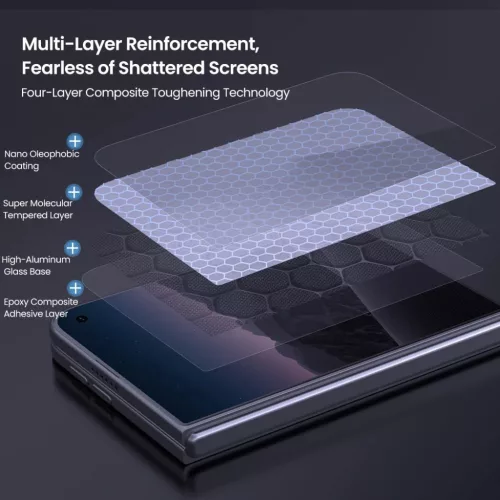  Apple iPhone Duo külső kijelzővédő edzett üveg – Nillkin H+ P-6902048314535 5 kép