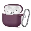  Apple AirPods 4 / 5 bordó Tech-Protect Silicone Hook szilikon tok