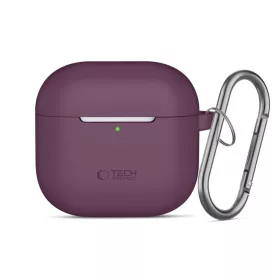  Apple AirPods 4 / 5 bordó Tech-Protect Silicone Hook szilikon tok-5906302399758 2 kép