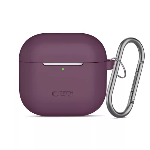  Apple AirPods 4 / 5 bordó Tech-Protect Silicone Hook szilikon tok-5906302399758 2 kép