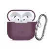  Apple AirPods 4 / 5 bordó Tech-Protect Silicone Hook szilikon tok-5906302399758 3 kép