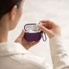  Apple AirPods 4 / 5 bordó Tech-Protect Silicone Hook szilikon tok-5906302399758 5 kép