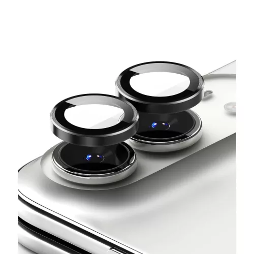  Apple iPhone Duo Ringke Camera Frame Protector kameravédő, fekete, -8800380464377 2 kép
