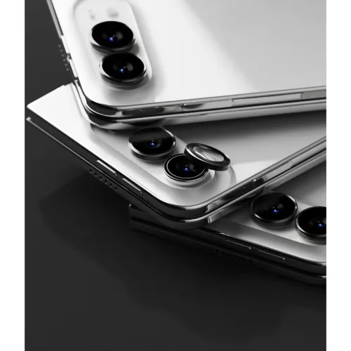  Apple iPhone Duo Ringke Camera Frame Protector kameravédő, fekete, -8800380464377 5 kép