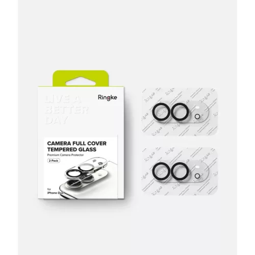  Apple iPhone Duo Ringke Camera Full Cover 9H edzett üveg kameravéd�-8800380464353 7 kép