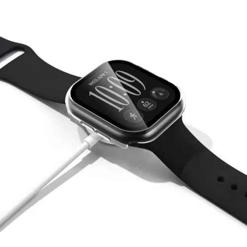  Apple Watch 12 (46 mm) Tech-Protect Defense tok, 2 darabos, fekete é-5906302399055 6 kép