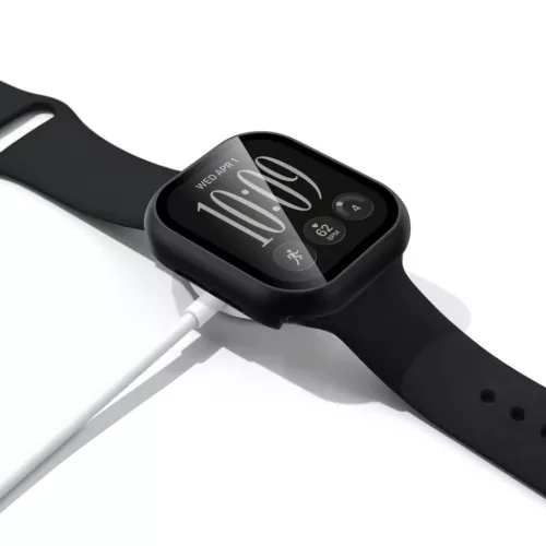  Apple Watch 12 (46 mm) Tech-Protect Defense tok, 2 darabos, fekete é-5906302399055 7 kép