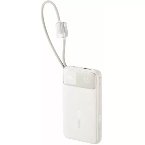 Baseus EnerFill FC11 külső akkumulátor, 10000 mAh, 22,5 W, bézs (E-6942521204410 2 kép
