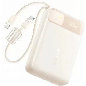 Baseus EnerFill FC11 külső akkumulátor, 20 000 mAh, 45 W, bézs –-6942521203673 1 kép