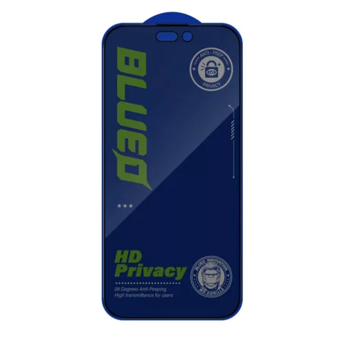  iPhone 18 Pro Blueo betekintésgátló védőüveg, fekete, 5 db-6934663782710 5 kép