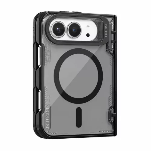  iPhone Duo Nillkin Iceblade Prop Magnetic fekete tok átlátszó feke-6902048314764 5 kép