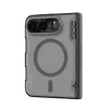  iPhone Duo átlátszó fekete Nillkin Super Frosted Shield Fold mágn-6902048314795 3 kép