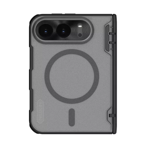  iPhone Duo átlátszó fekete Nillkin Super Frosted Shield Fold mágn-6902048314795 4 kép