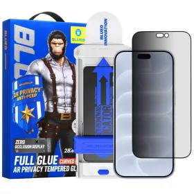  iPhone 18 Pro fekete Blueo AR 3D ívelt betekintésgátló kijelzőv�-6934663783274 1 kép