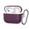  Apple AirPods Pro 3 fülhallgatóhoz való Tech-Protect Silicone Hook szilikon tok, bordó