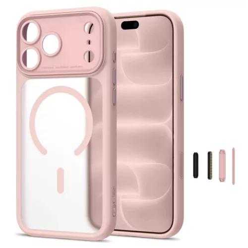  Apple iPhone 17 Pro Max / 18 Pro Max matt rózsaszín Tech-Protect Ma-5906302399734 2 kép