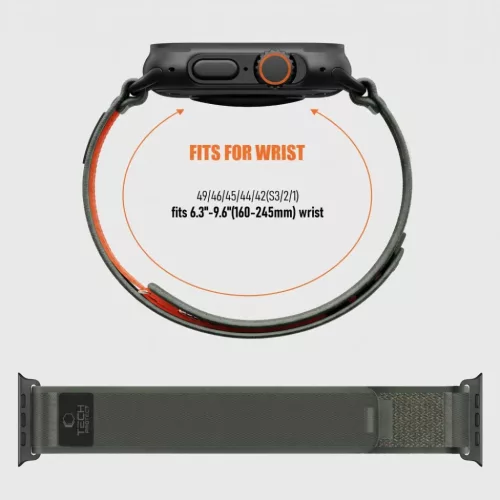  Apple Watch 8 / 9 / 10 / 11 / 12 / SE / Ultra készülékhez való Te-5906302399178 4 kép