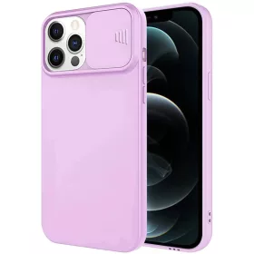 iPhone 12 Pro Max Nexeri Szilikon tok kameralencse védővel lila-5904161109303 1 kép