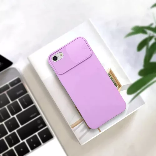 iPhone 12 Pro Max Nexeri Szilikon tok kameralencse védővel lila-5904161109303 2 kép