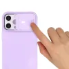 iPhone 12 Pro Max Nexeri Szilikon tok kameralencse védővel lila-5904161109303 7 kép