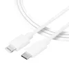 Tactical 016 Smooth Thread kábel USB Type-C - Lightning 0.3m fehér