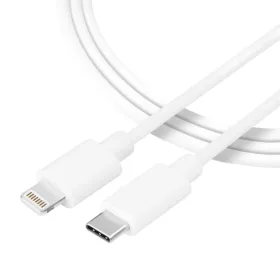   Tactical 016 Smooth Thread kábel USB Type-C - Lightning 0.3m fehér