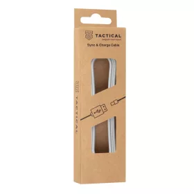 Tactical 016 Smooth Thread kábel USB Type-C - Lightning 0.3m fehér-8596311153051 2 kép