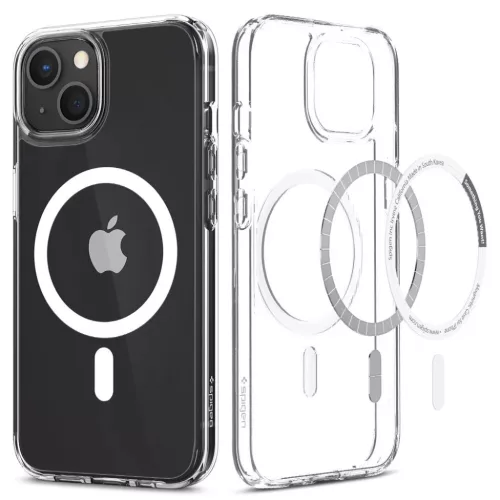 iPhone 13 mini Spigen Ultra Hybrid MagSafe tok fehér-8809811850703 8 kép