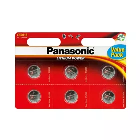 Panasonic Lithium gombelem 3V CR2016 6db blister-5410853043812 1 kép