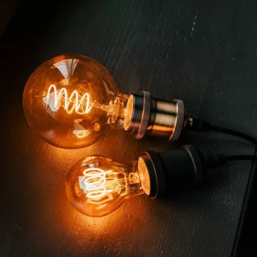 Forever Light SF Gold Izzó E27 A60 4W 230V 2000K 250lm vintage, dekor-5900495900524 3 kép