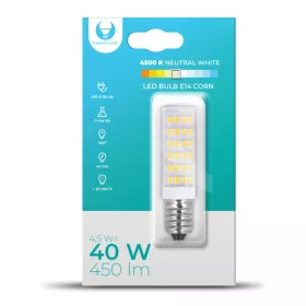 Forever Light LED E14 Corn Izzó 4.5W 230V 4500K 450lm-5900495881113 1 kép