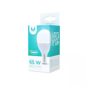 Forever LED Light E14 G45 10W 230V 6000K 900lm kerámia-5900495839831 1 kép