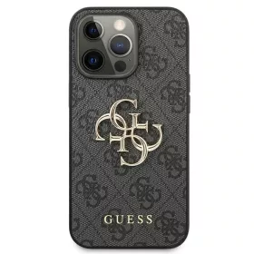 iPhone 13 Pro Max Guess GUHCP13X4GMGGR Big Metal Logo tok 4G szürke-3666339024826 1 kép