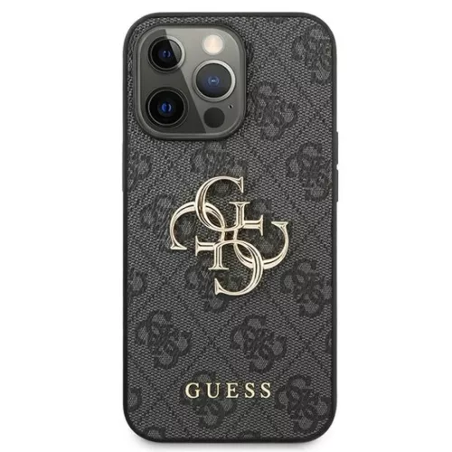 iPhone 13 Pro Max Guess GUHCP13X4GMGGR Big Metal Logo tok 4G szürke-3666339024826 1 kép