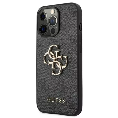 iPhone 13 Pro Max Guess GUHCP13X4GMGGR Big Metal Logo tok 4G szürke-3666339024826 2 kép